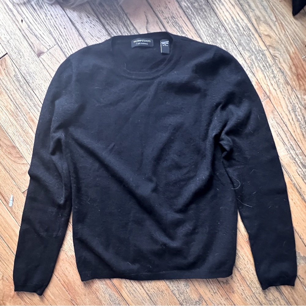 Valerie Steven’s 2 ply cashmere sweater
